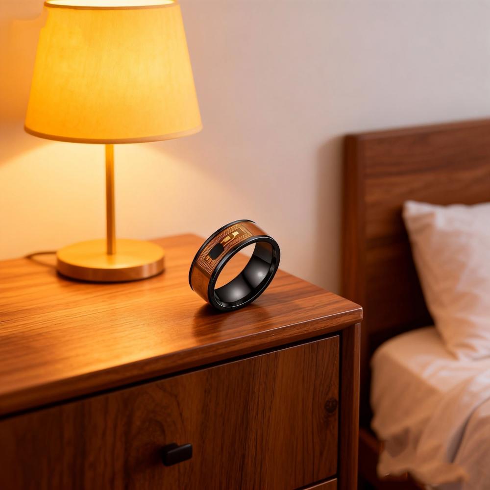 Smart Ring Nfc Pay - แหวนคู่รักผู้ชาย แหวนสเตนเลสสตีล NFC ชิปโทรศัพท์ ลายมังกรคู่เคลือบน้ำมัน แหวนสมาร์ท