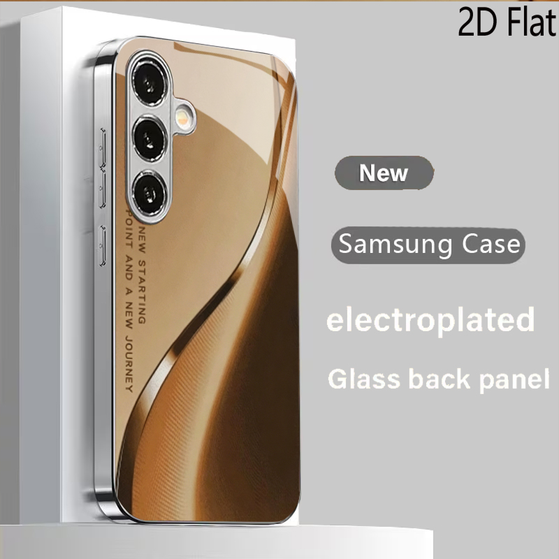 Samsung Galaxy A55 - ดีไซน์หรูหราสีทองสำหรับ Samsung Galaxy S26 S25 S24