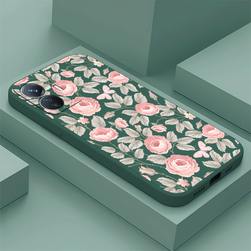 Vivo Y28 - เคสโทรศัพท์ลายดอกไม้เล็กๆ สำหรับ Vivo Y53S Y52 Y51