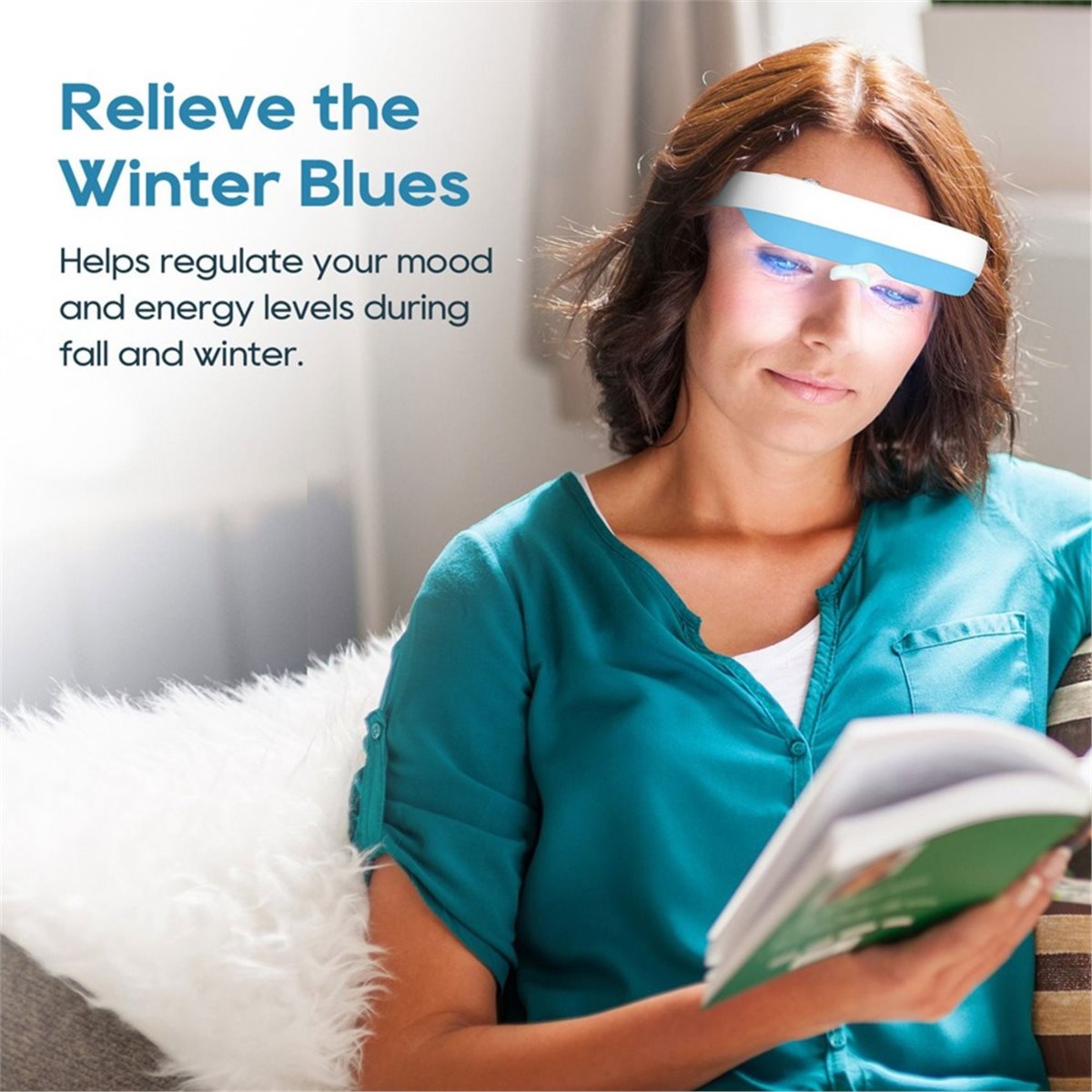 แว่นตาบำบัดด้วยแสง DT75BG โคมไ - Light Therapy Glasses บทวิจารณ์และราคา