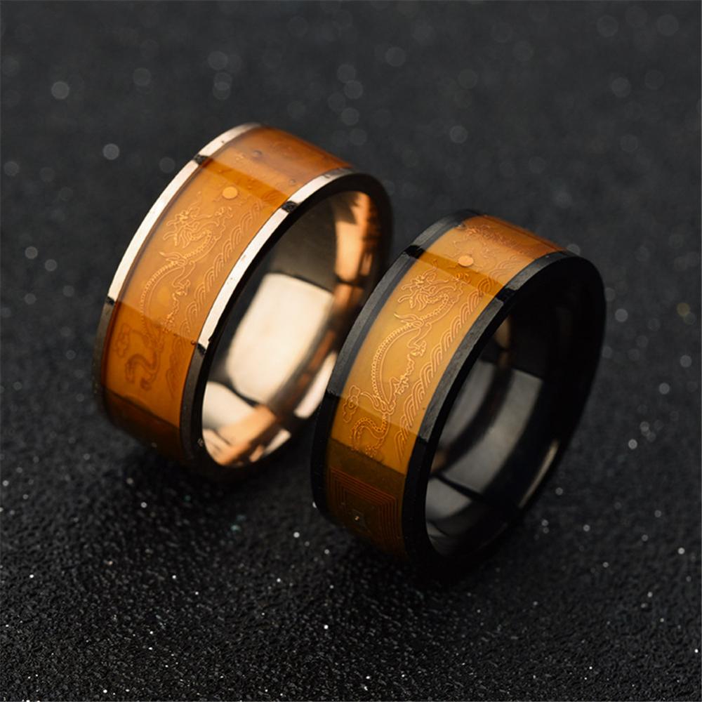 แหวนคู่รักผู้ชาย แหวนสเตนเลสสต - Smart Ring Nfc Pay บทวิจารณ์และราคา