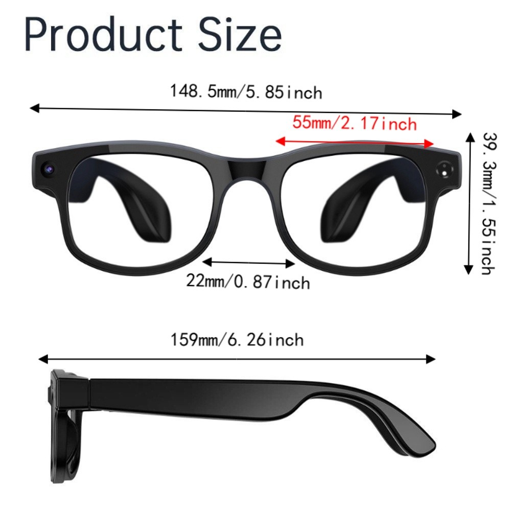 แว่นตาอัจฉริยะ AI 2-in-1 ถ่ายภ - Smart Glasses Lens บทวิจารณ์และราคา