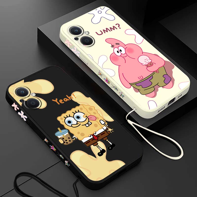 เคสโทรศัพท์ลายฟองน้ำบ๊อบ สแควร - Oppo Reno 12 บทวิจารณ์และราคา