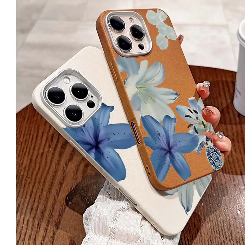 เคสโทรศัพท์ลายดอกลิลลี่สีน้ำเง - Xiaomi Redmi Note 14 บทวิจารณ์และราคา