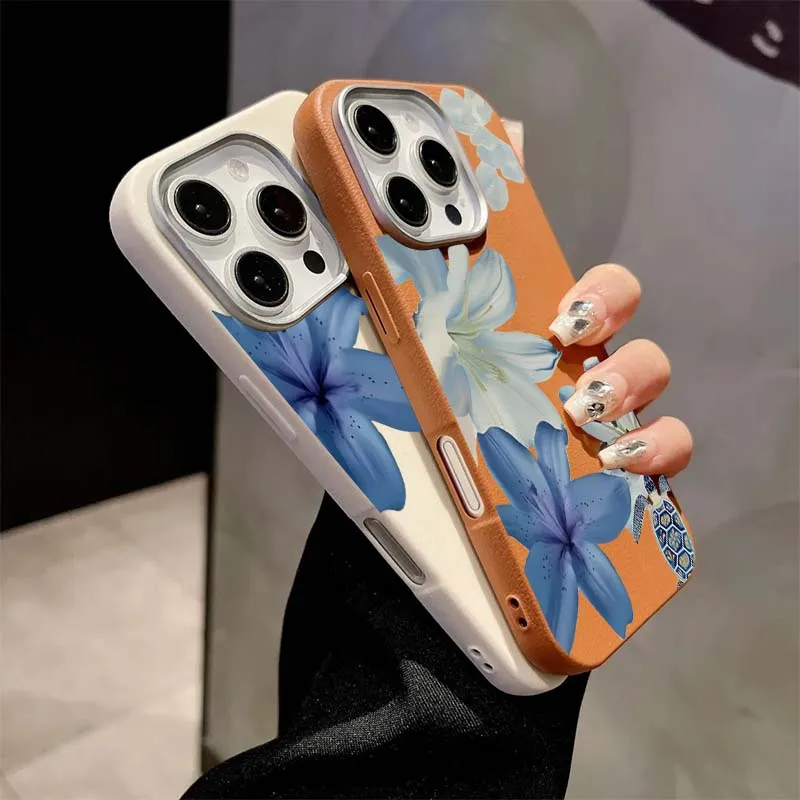เคสโทรศัพท์ลายดอกลิลลี่สีน้ำเง - Xiaomi Redmi Note 14 บทวิจารณ์และราคา