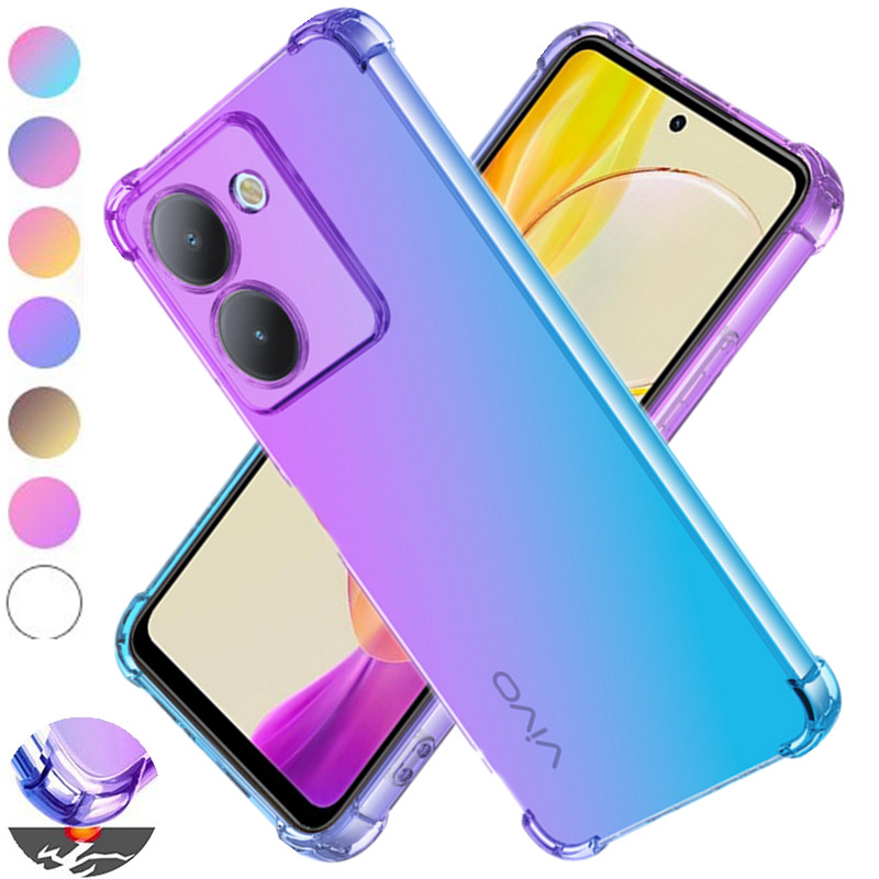 เคส TPU ไล่ระดับสีกันกระแทกสำห - Vivo Y28 บทวิจารณ์และราคา